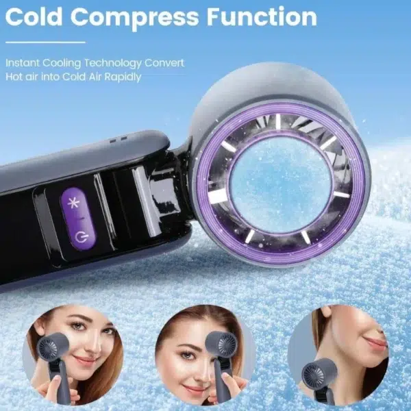 پنکه دستی شارژی با صفحه نمایش دیجیتال مدل K801-11