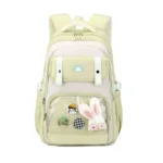 کوله پشتی BunnyBag مدل Renlet botnlg رنگ سبز روشن نمای رو به رو