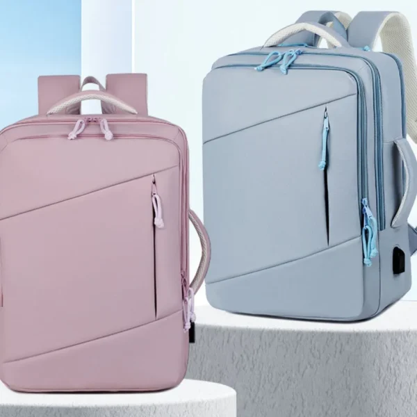 کوله پشتی سفری اسپرت مدل دو حالته + usb نمای رو به رو و جانبی