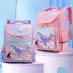 کوله پشتی ضد آب صندوقی طرح برجسته دلفین 1