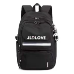 کوله پشتی مینیمال و جذاب طرح love کد 9397 مشکی