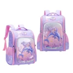 🎒 کیف مدرسه دخترانه مدل صندوقی طرح پری دریایی