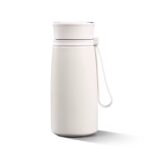 تراول ماگ مینیمال 300ml رنگ سفید نمای رو به رو