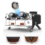 اسپرسو ساز صنعتی دو گروپ مولتی بویلر مدل T&Z KT-3 کد 1993 راهنما