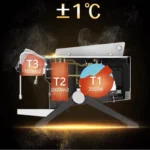 اسپرسو ساز صنعتی دو گروپ مولتی بویلر مدل T&Z KT-3 کد 1993 نمای بویلر ها