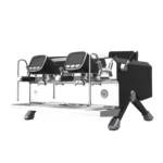 اسپرسو ساز صنعتی دو گروپ مولتی بویلر مدل T&Z KT-3 کد 1993 نمای کلی