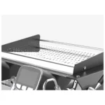 اسپرسو ساز صنعتی دو گروپ مولتی بویلر مدل T&Z KT-3 کد 1993 نمای سینی گرم کن