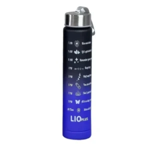 قمقمه اسپرت برند لیو پلاس حجم 300 ml رنگ مشکی نیلی