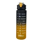 قمقمه اسپرت برند لیو پلاس حجم 800 ml رنگ مشکی خردلی