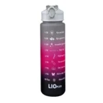 قمقمه اسپرت برند لیو پلاس حجم 800 ml سه رنگ طوسی قرمز مشکی