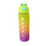 قمقمه اسپرت طرح مات حجم 800Ml سرخابی سبز