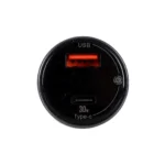شارژر فندکی فست شارژ ۴۸ واتی دو پورت MOSSCO IK-47 با رقص نور و صفحه نمایش LED 2