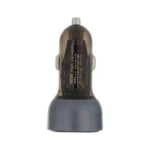 شارژر فندکی فست شارژ ۴۸ واتی دو پورت MOSSCO IK-47 با رقص نور و صفحه نمایش LED 3