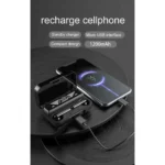 ایرپاد بی‌سیم M29 PRO فست شارژ دارای پاور بانک و چراغ قوه 3