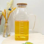 روغن ریز پیرکس مدل درب بامبو نمای جانبی