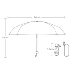 چتر تاشو کپسولی ضد آفتاب و باران کد 3408-8