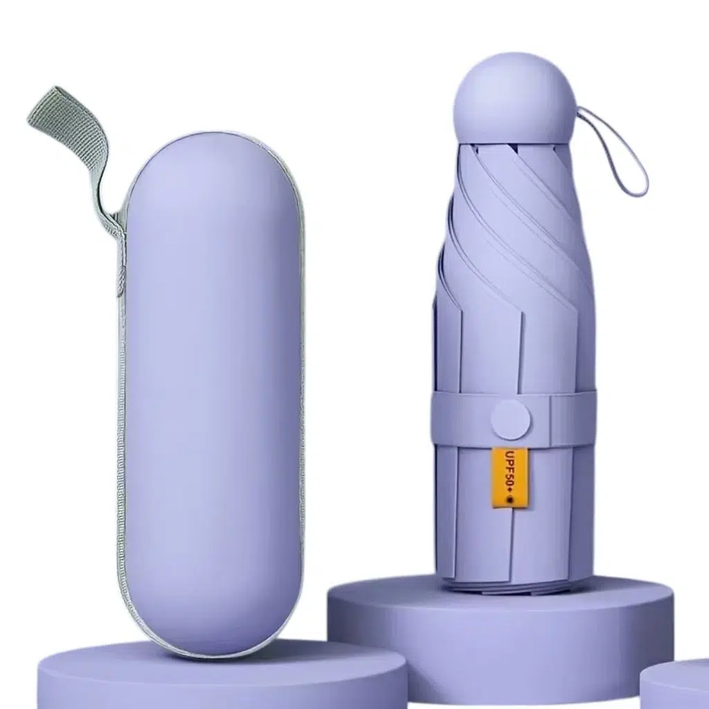 چتر تاشو کپسولی ضد آفتاب و باران کد 3408-15 چتر تاشو کپسولی ضد آفتاب و باران کد 3408-15