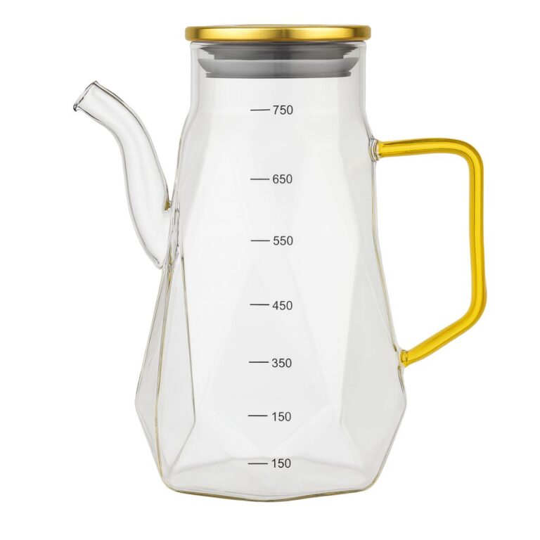 روغن ریز پیرکس درب استیل نمای رو به رو