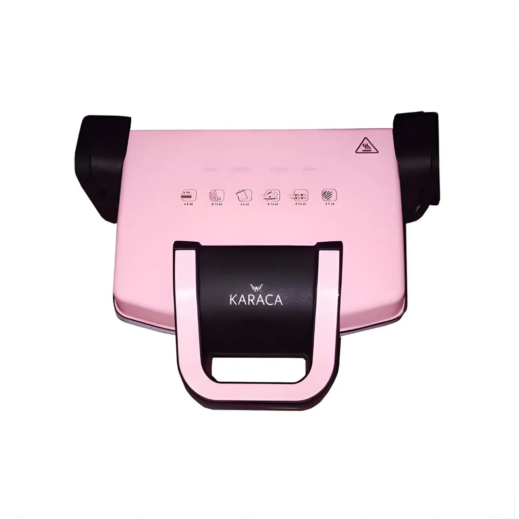 ساندویچ ساز و گریل کاراجا رنگ صورتی