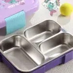 ظرف غذا استیل طرح کارتونی نمای بالا