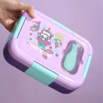 ظرف غذا استیل طرح کارتونی نمای بالا