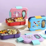 ظرف غذا استیل طرح کارتونی نمای رو به رو