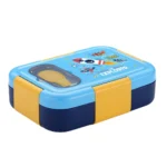 ظرف غذا استیل طرح کارتونی رنگ سرمه ای