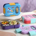 ظرف غذا دو محفظه استیل طرح کارتونی