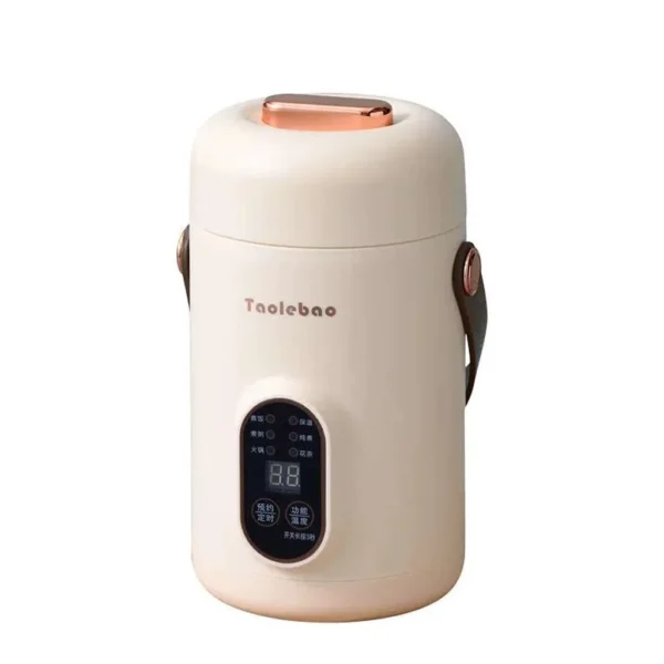 غذاساز و ظرف غذا برقی چند کاره 1200ml رنگ کرم