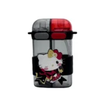 قمقمه دو مخزنه فانتزی طرح کارتونی رنگ مشکی قرمز