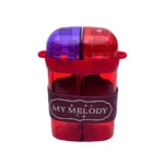 قمقمه دو مخزنه فانتزی طرح کارتونی نمای پشتی