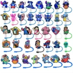 پک 5 عددی سر نی سیلیکونی تامبلر استنلی طرح استیچ نمای 17