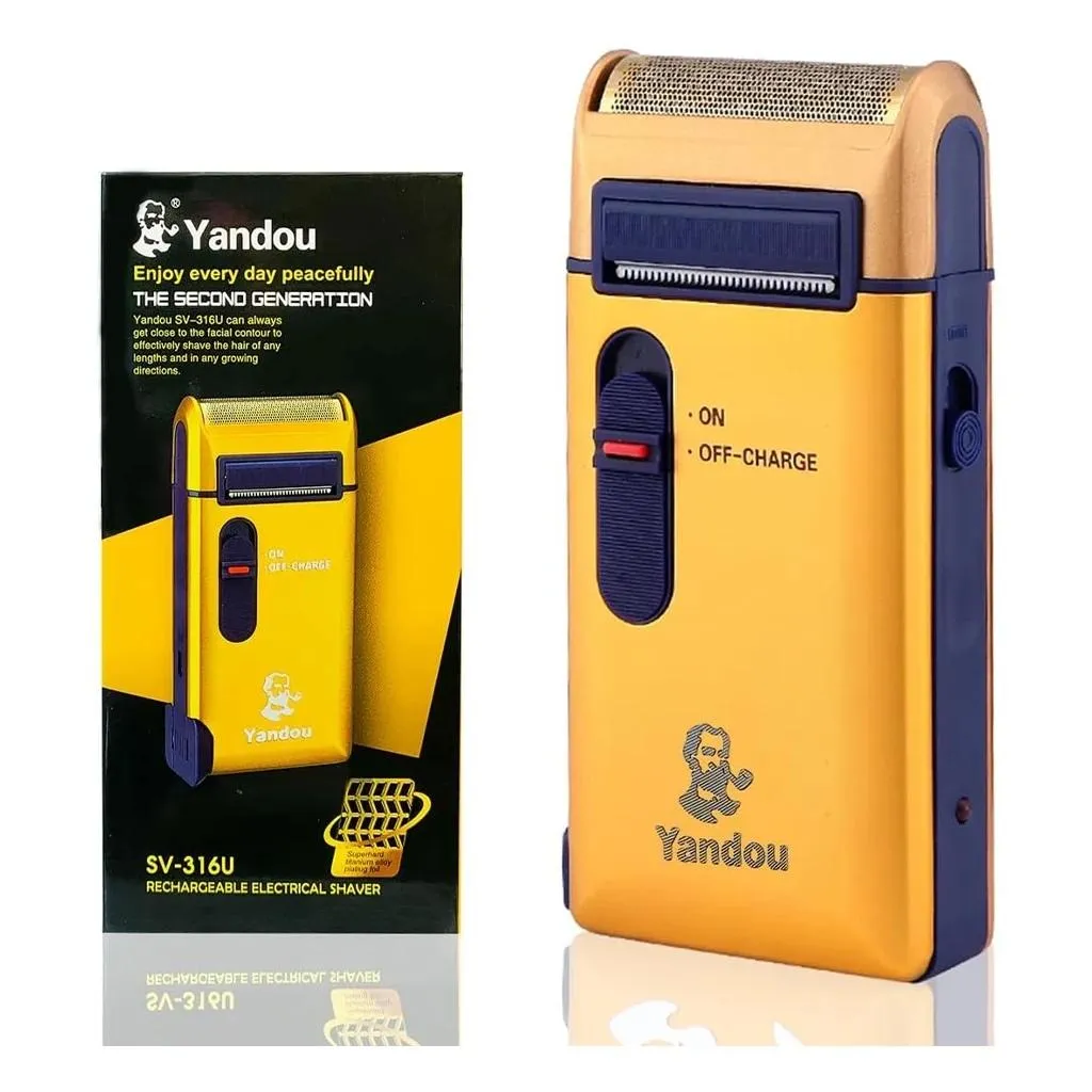 ماشین اصلاح موی صورت شارژی یاندو Yandou SV-316U-3 ماشین اصلاح موی صورت شارژی یاندو Yandou SV-316U-3
