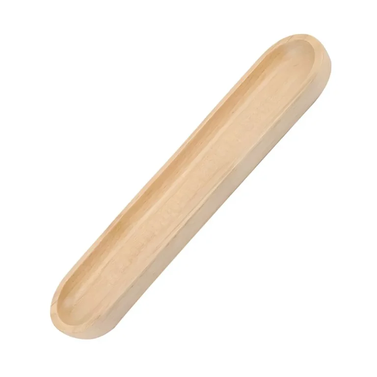 ظرف سرو چوبی بامبو نمای رو به رو