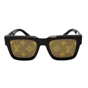 عینک آفتابی Louis Vuitton مردانه زنانه نمای رو به رو عدسی قهوه ای
