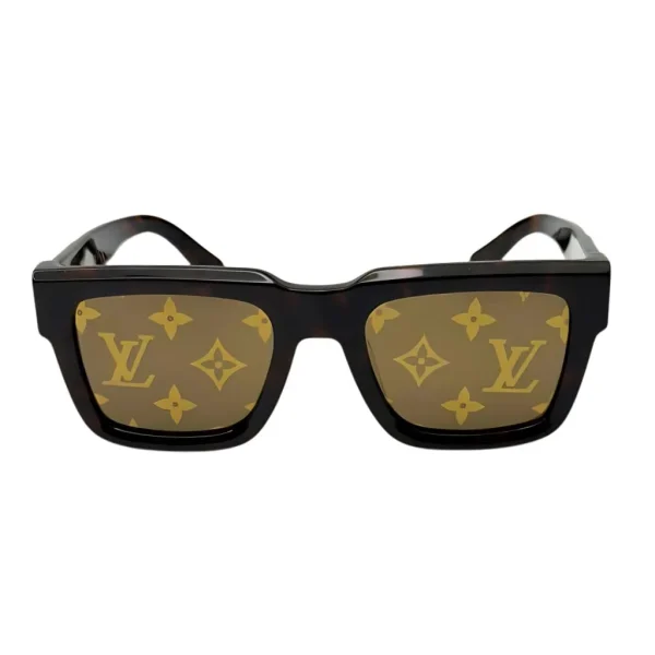 عینک آفتابی Louis Vuitton مردانه زنانه نمای رو به رو عدسی قهوه ای