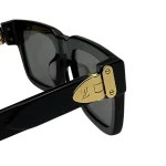 عینک آفتابی Louis Vuitton مردانه زنانه نمای جانبی عدسی مشکی