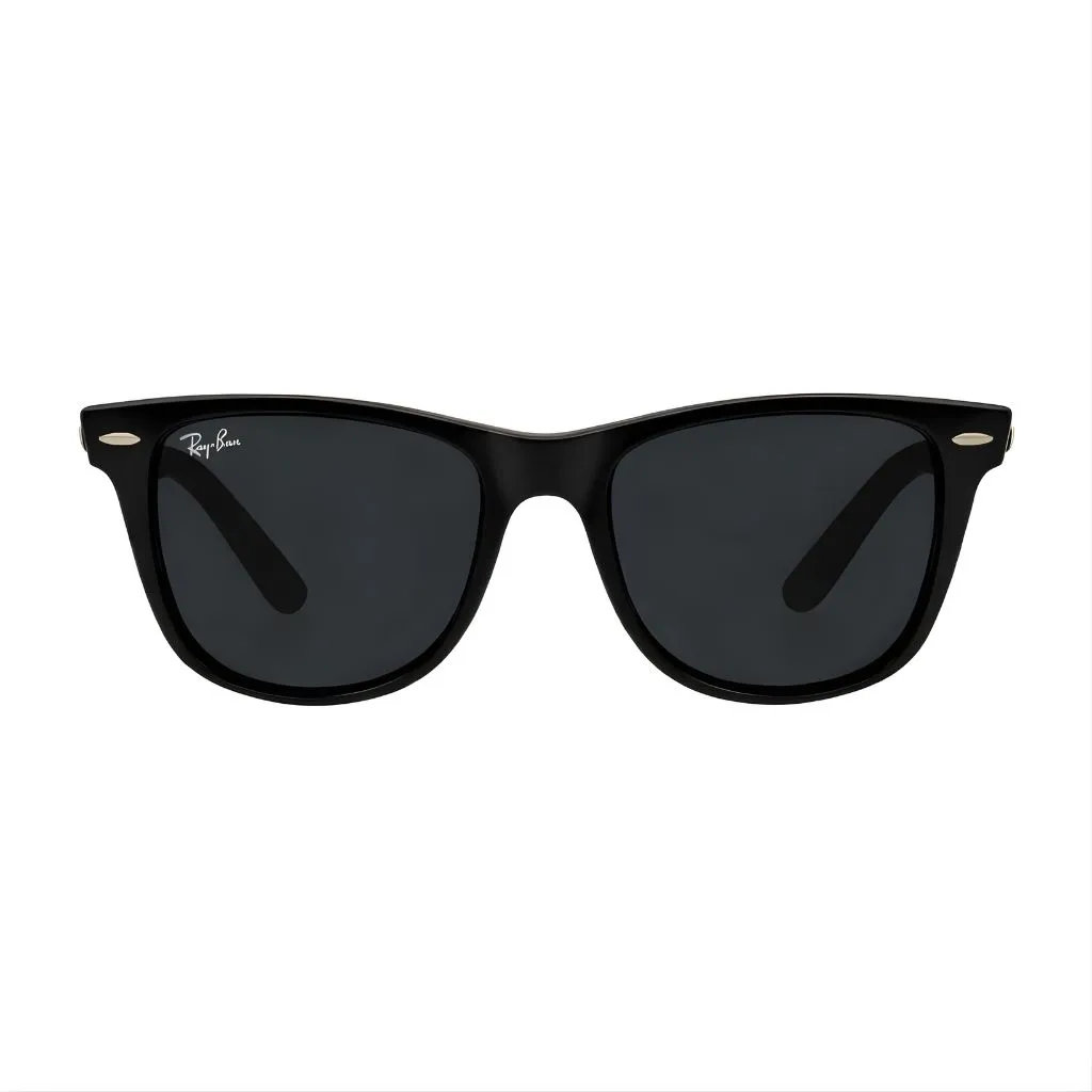 عینک آفتابی ریبن Wayfarer مدل RB2140 اورجینال (1) عینک آفتابی ریبن Wayfarer مدل RB2140 اورجینال رنگ مشکی براق نمای رو به رو