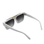 عینک آفتابی لویی ویتون فریم مربعی مدل Z1502W رنگ سفید نمای پشتی1