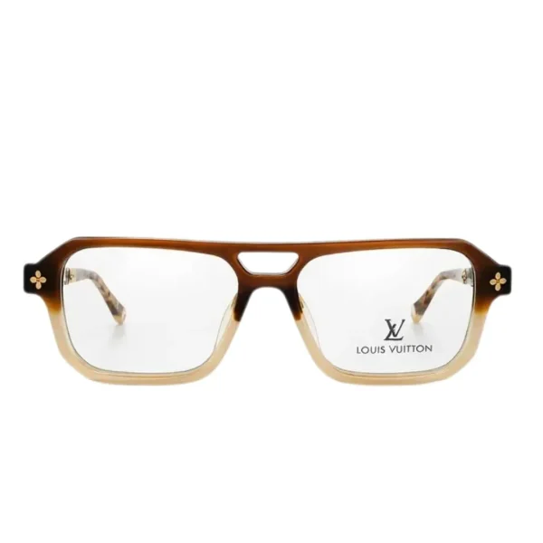 فریم عینک طبی اسپرت برند Louis Vuitton رنگ نسکافه ای