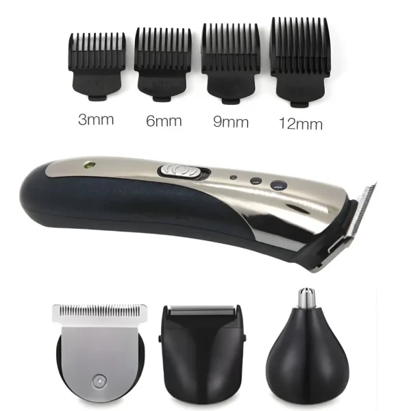 ماشین اصلاح مردانه DALING DL-1071 سه‌کاره شارژی نمای تمام جزئیات