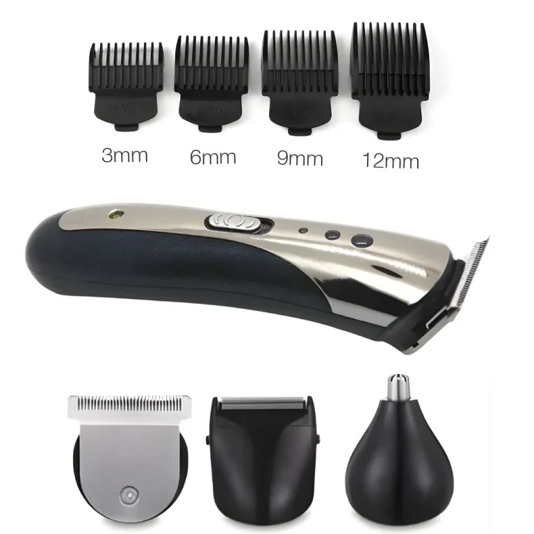 ماشین اصلاح مردانه DALING DL-1071 سه‌کاره شارژی نمای تمام جزئیات