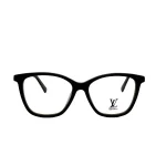 فریم عینک طبی Louis Vuitton مربعی مدل Z1786E رنگ مشکی قهوه ای نمای رو به رو