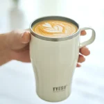 ماگ قهوه استیل دوجداره TYESO درب دار 500ml - Image 9