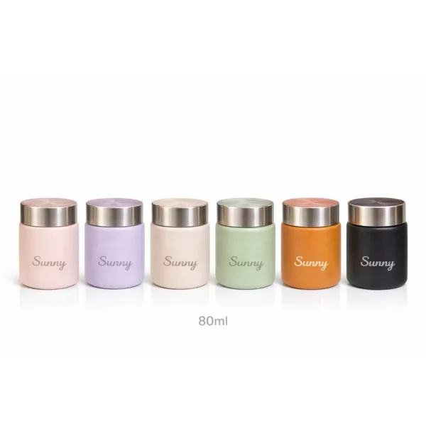 مینی فلاسک استیل 316 طرح SUNNY دو جداره 160ML زنگیندی