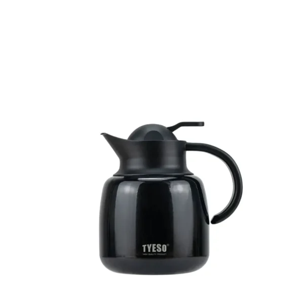 فلاسک چای استیل TYESO صافی دار 1000ML مشکی