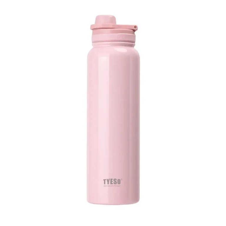 بطری ورزشی استیل ضدزنگ TYESO با دسته تاشو 1200ML