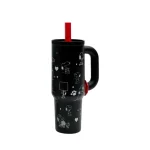 تامبلر نی دار ضد نشت Snoopy استیل 40oz-3-مشکی