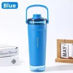 تراول ماگ استیل چند منظوره 650ML ضد نشت آبی