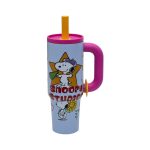 تامبلر نی دار ضد نشت طرح Snoopy دسته دار 40oz - Image 3
